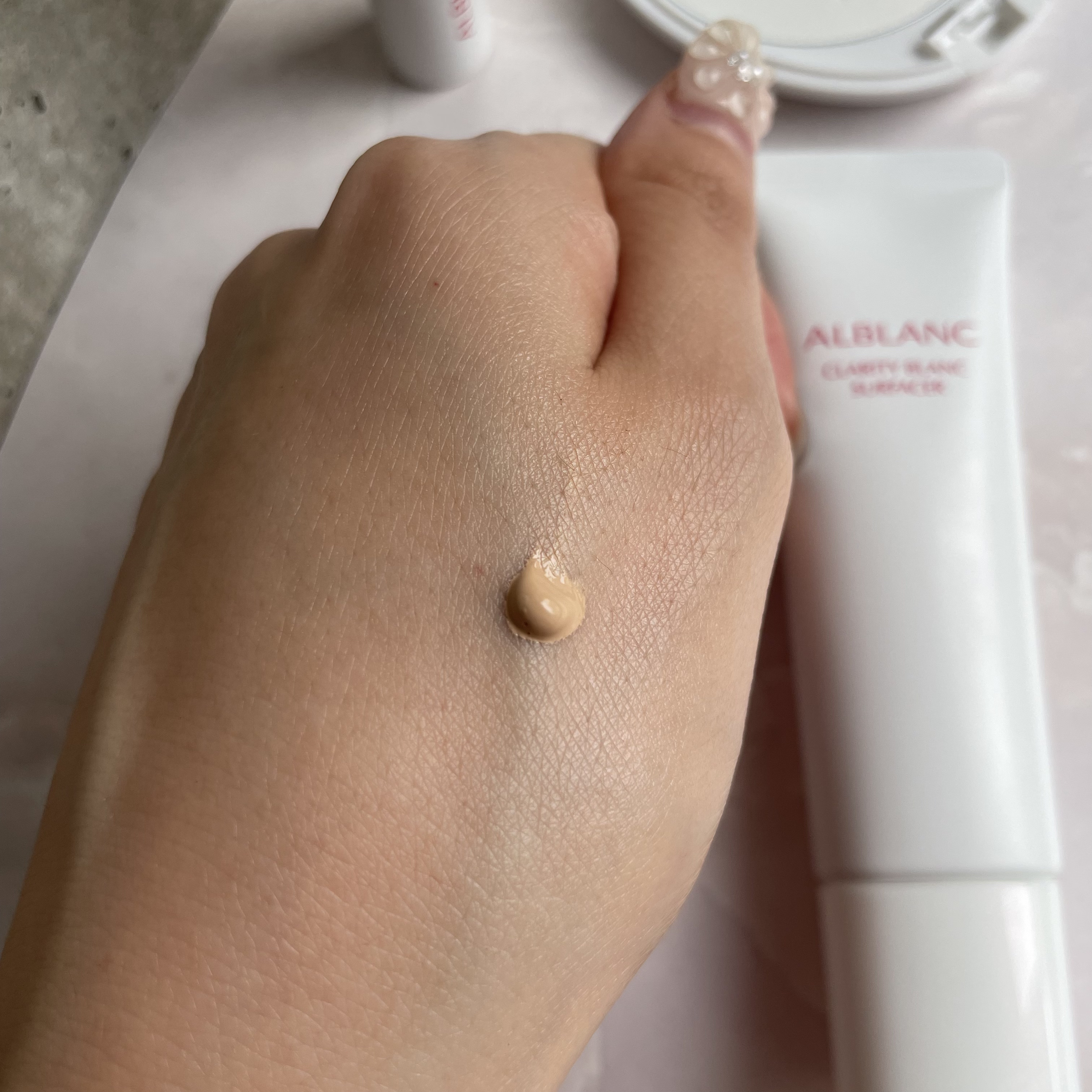 クラリティブラン カモフラチップ/ALBLANC/リキッドコンシーラーを使ったクチコミ（2枚目）