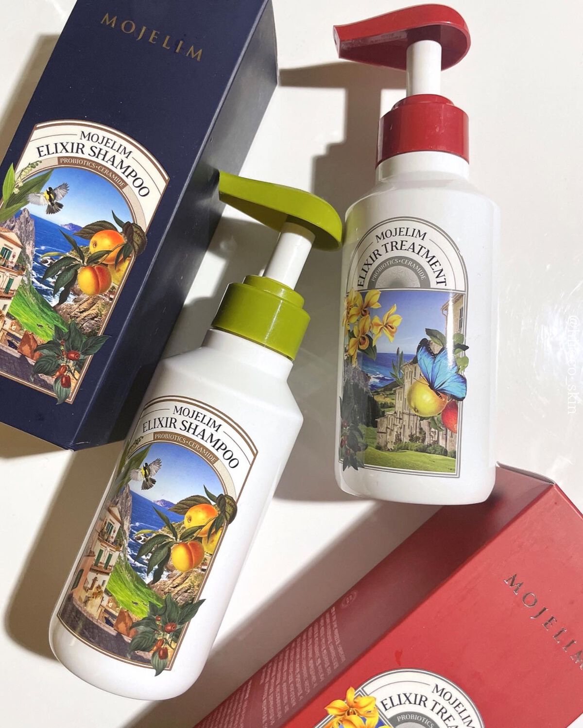 エリクサーシャンプー/トリートメント/MOJELIM/市販シャンプーを使ったクチコミ(5枚目)