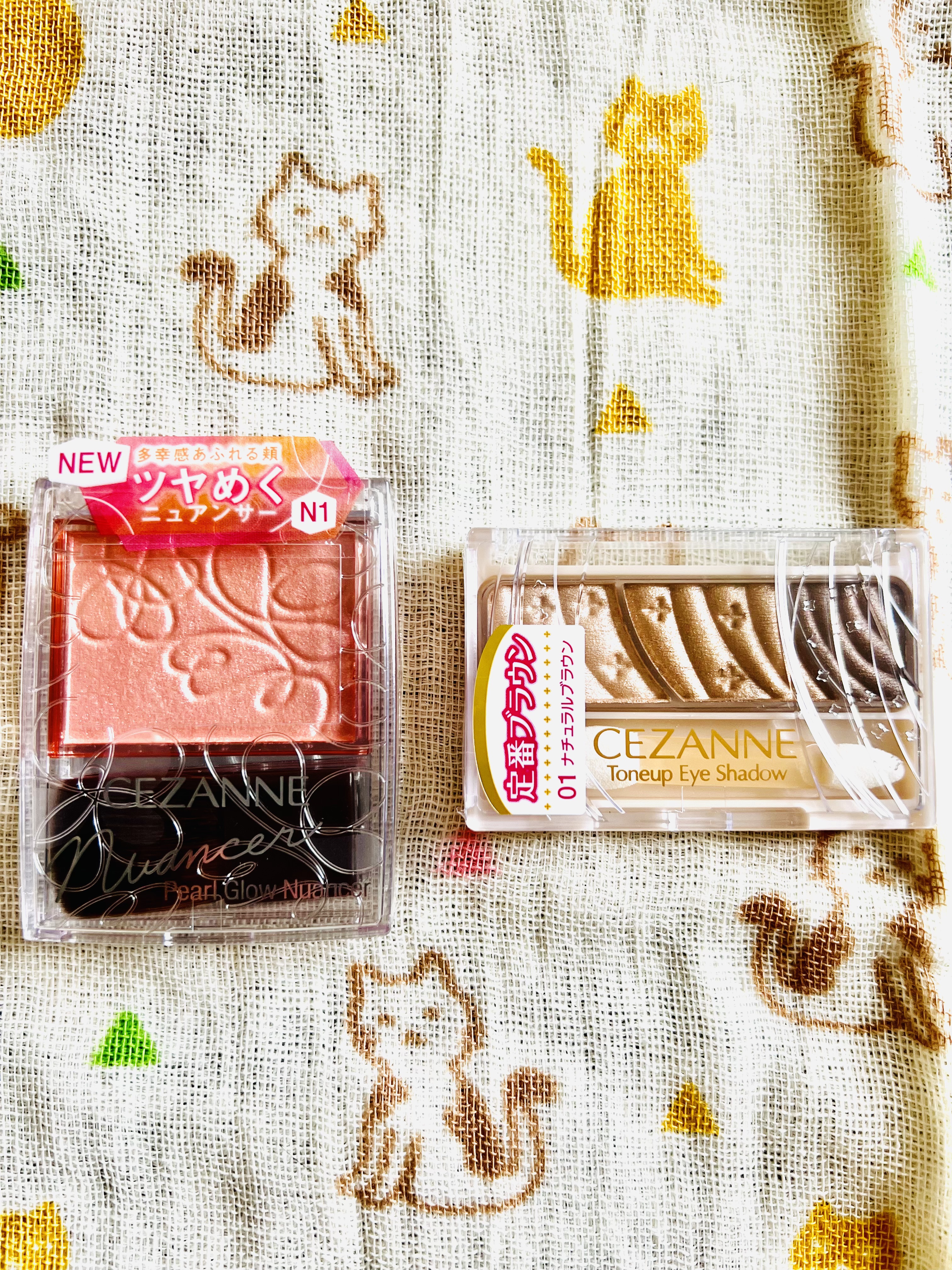 パールグロウニュアンサー/CEZANNE/パウダーハイライトを使ったクチコミ（1枚目）