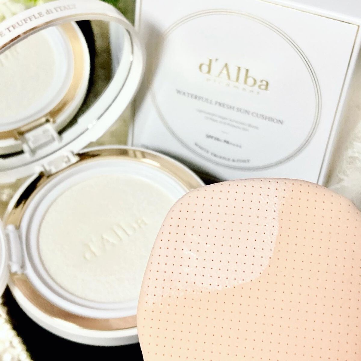 ウォータフルフレッシュサンクッション/ダルバ/日焼け止めローションを使ったクチコミ(5枚目)