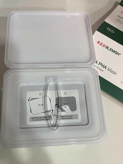 レッドブレミッシュクイックPHAシートマスク/Dr.G/シートマスク・パックを使ったクチコミ(4枚目)