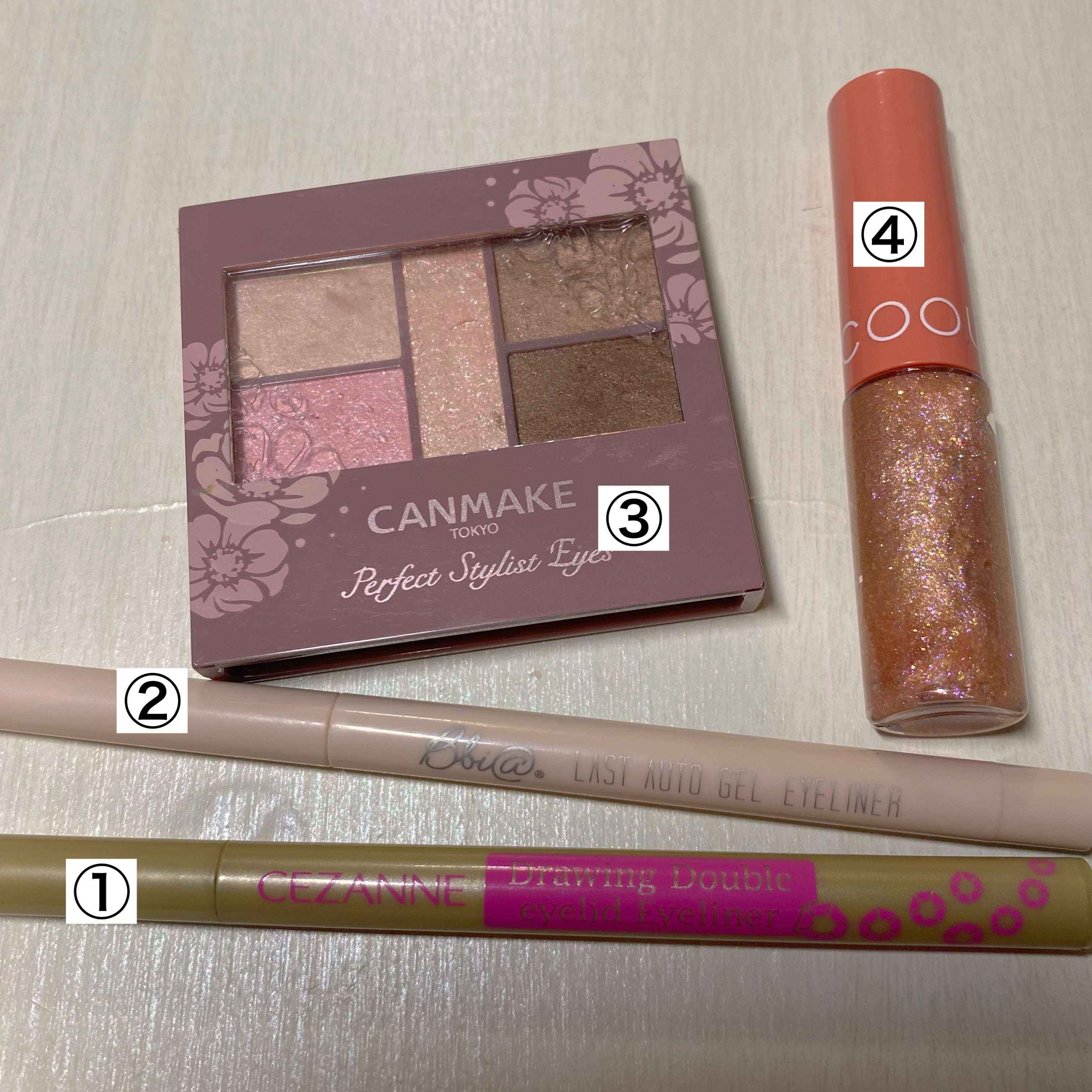 グリッターライナー/coou/グリッターを使ったクチコミ（2枚目）