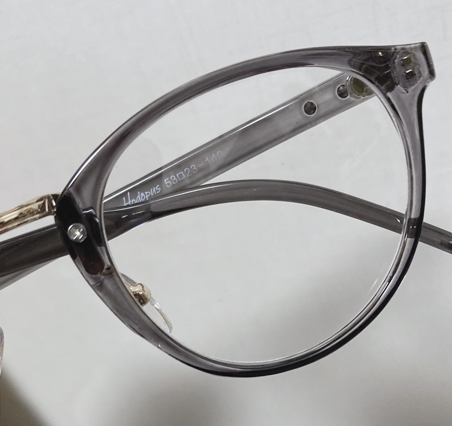 ブルーライトカットメガネ ボストン型/Hodopus/その他を使ったクチコミ（2枚目）