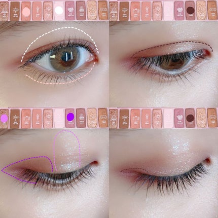 プレイカラー アイシャドウ/ETUDE/アイシャドウパレットを使ったクチコミ(3枚目)