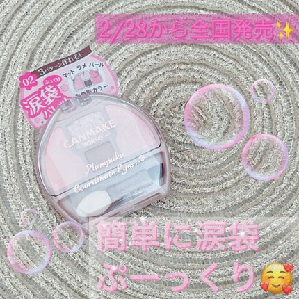 プランぷくコーデアイズ/キャンメイク/パウダーアイシャドウを使ったクチコミ(1枚目)