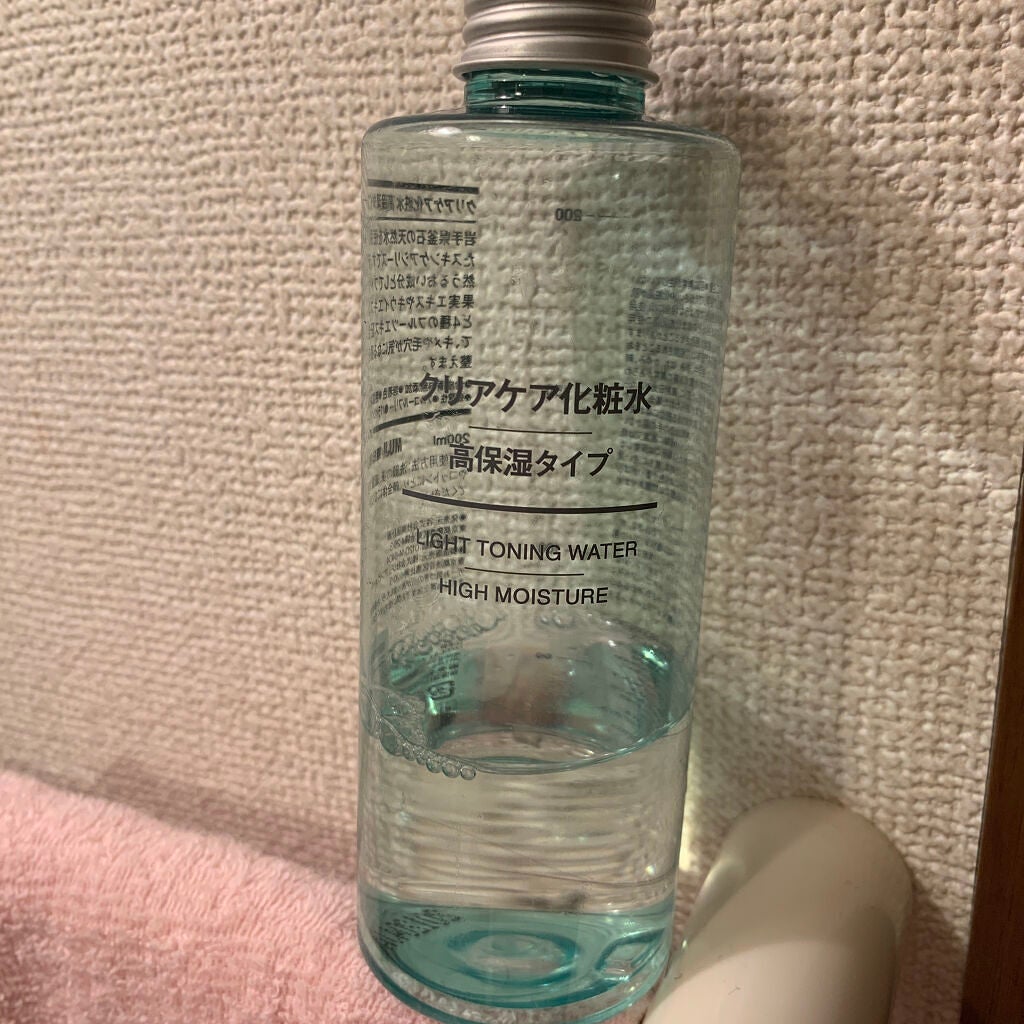 クリアケア化粧水 高保湿タイプ/無印良品/化粧水を使ったクチコミ(1枚目)