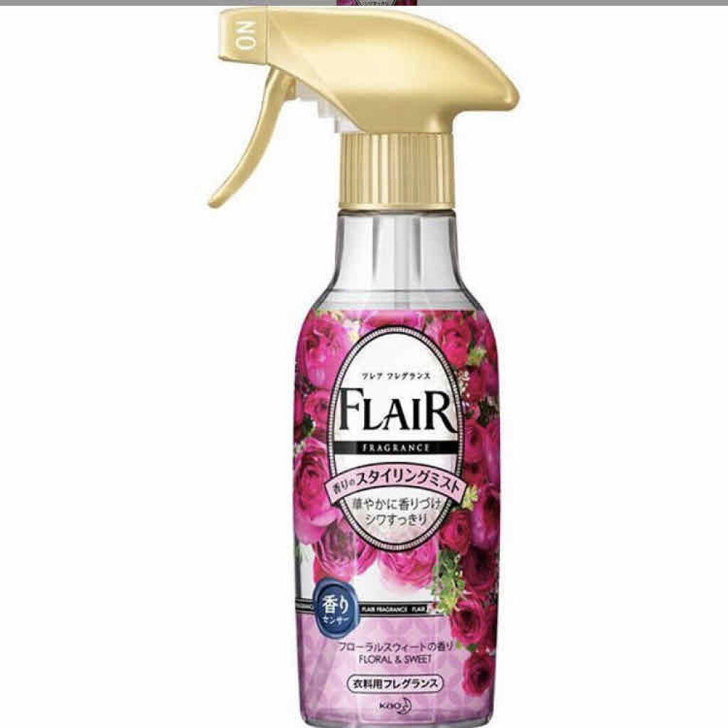 フレアフレグランスミスト フローラル＆スウィート/ハミングフレア/ファブリックミストを使ったクチコミ（1枚目）