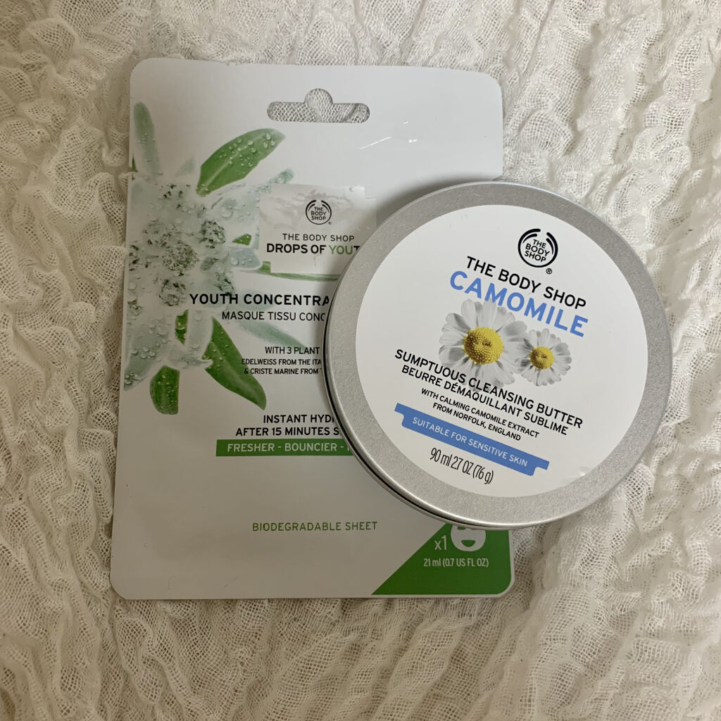 カモマイル サンプチュアス クレンジングバター/THE BODY SHOP/クレンジングバームを使ったクチコミ（1枚目）
