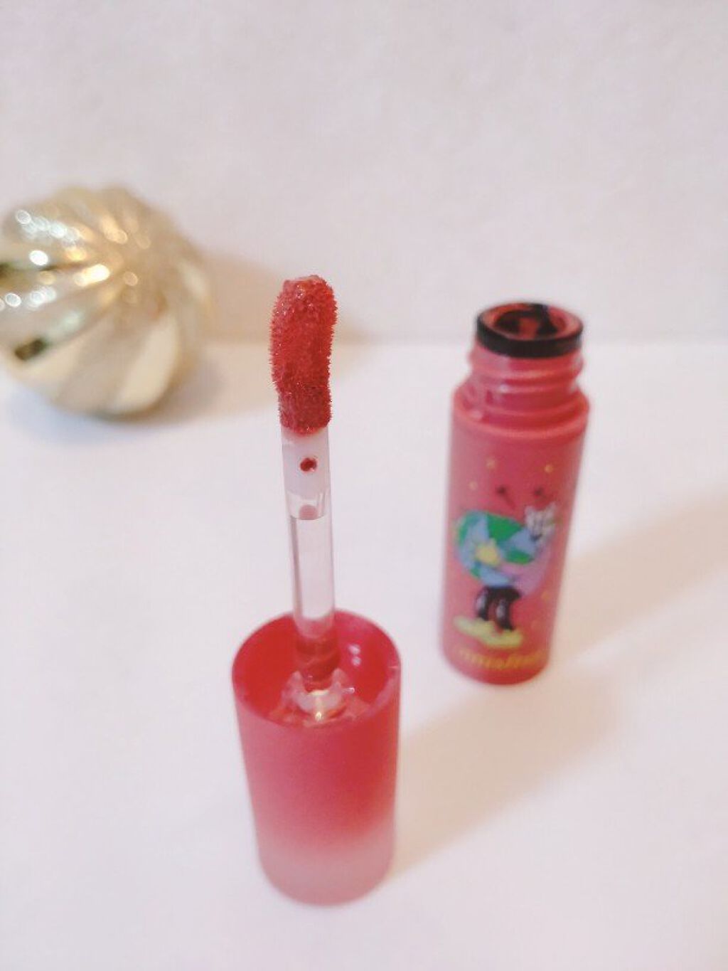 エアリー マットティント 2021 Green Holidays Edition/innisfree/口紅を使ったクチコミ（1枚目）