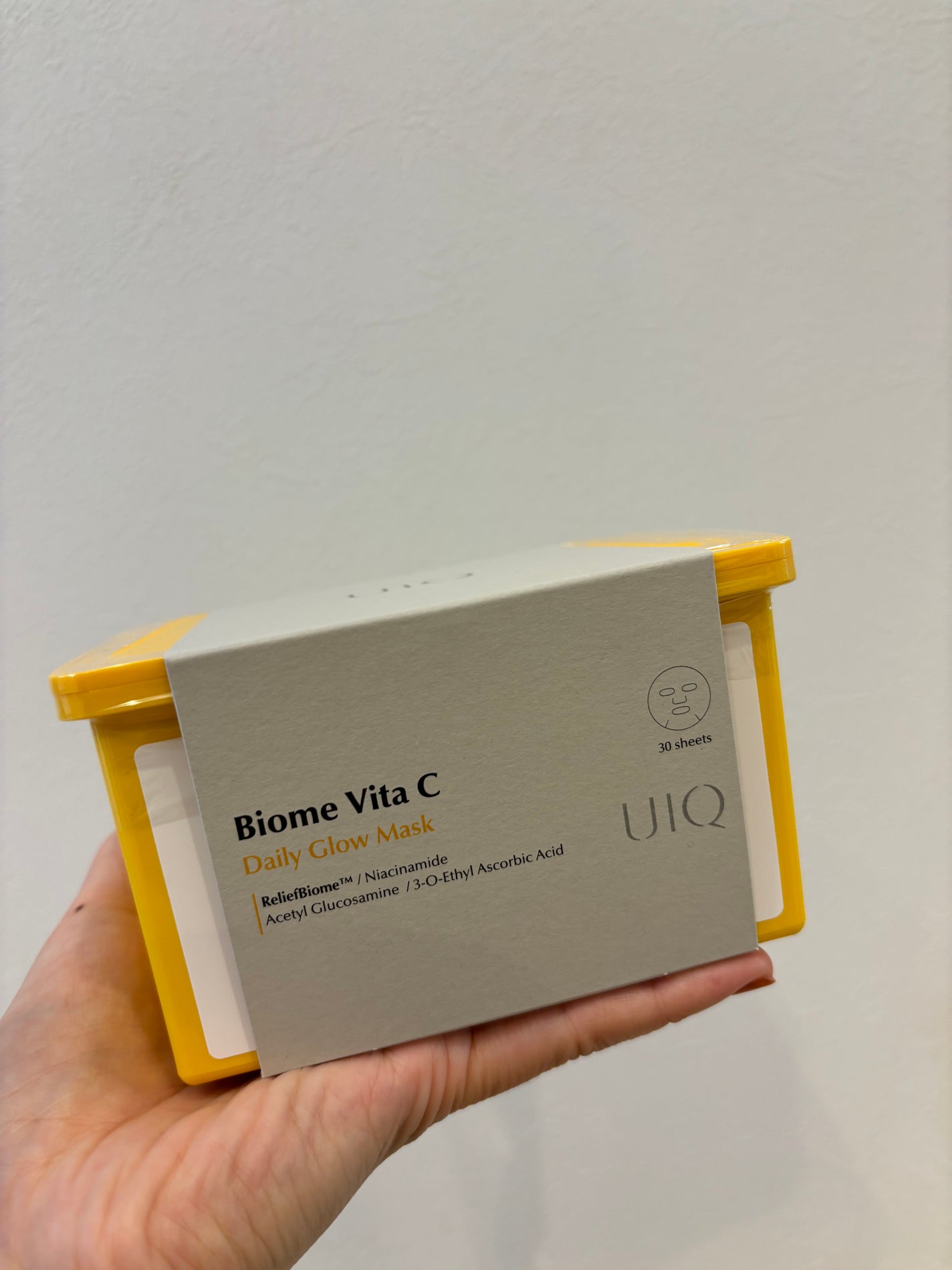 バイオームビタCグローデイリーシートマスク/UIQ/シートマスク・パックを使ったクチコミ(5枚目)