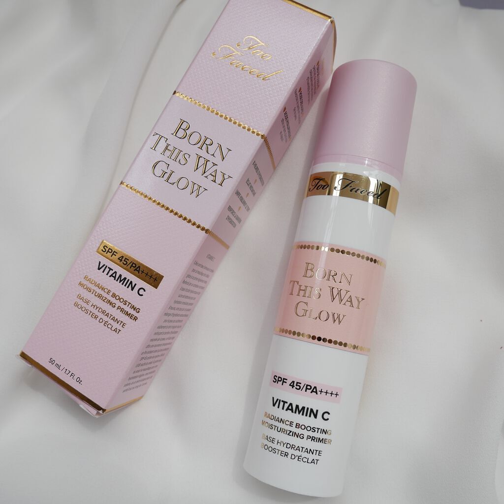 ボーン ディス ウェイ グロウ モイスチュアライジング メイクアップ プライマー/Too Faced/化粧下地を使ったクチコミ（1枚目）