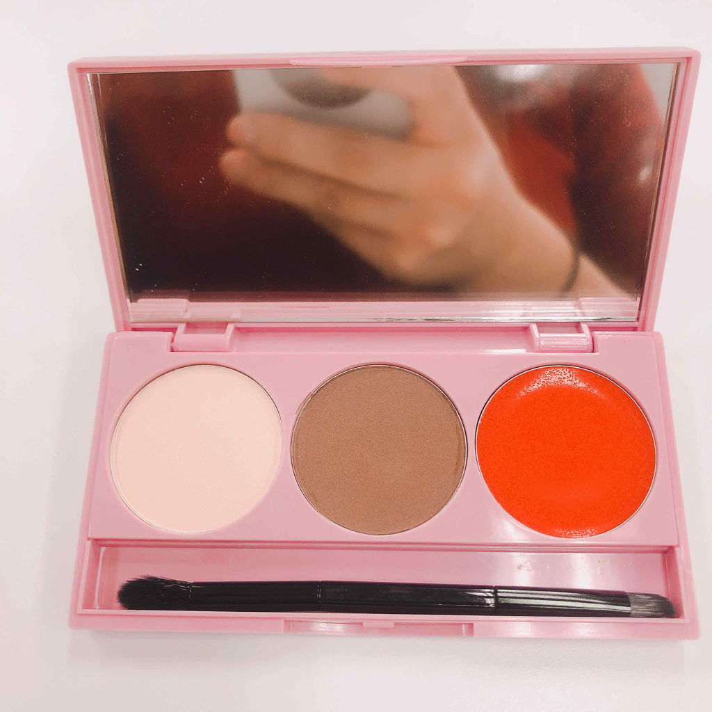 コンパクトマルチフルメイクパレット/CharMe/マルチパレットを使ったクチコミ（2枚目）