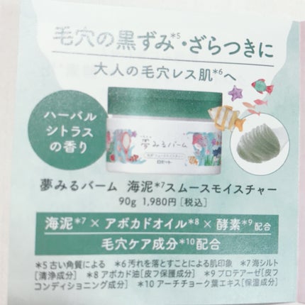 夢みるバーム 海泥スムースモイスチャー/ロゼット/クレンジングバームを使ったクチコミ(5枚目)