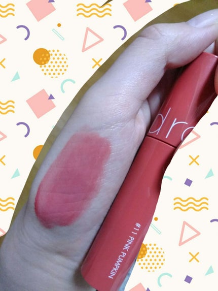 ジューシーラスティングティント/rom&nd/リップティントを使ったクチコミ(2枚目)