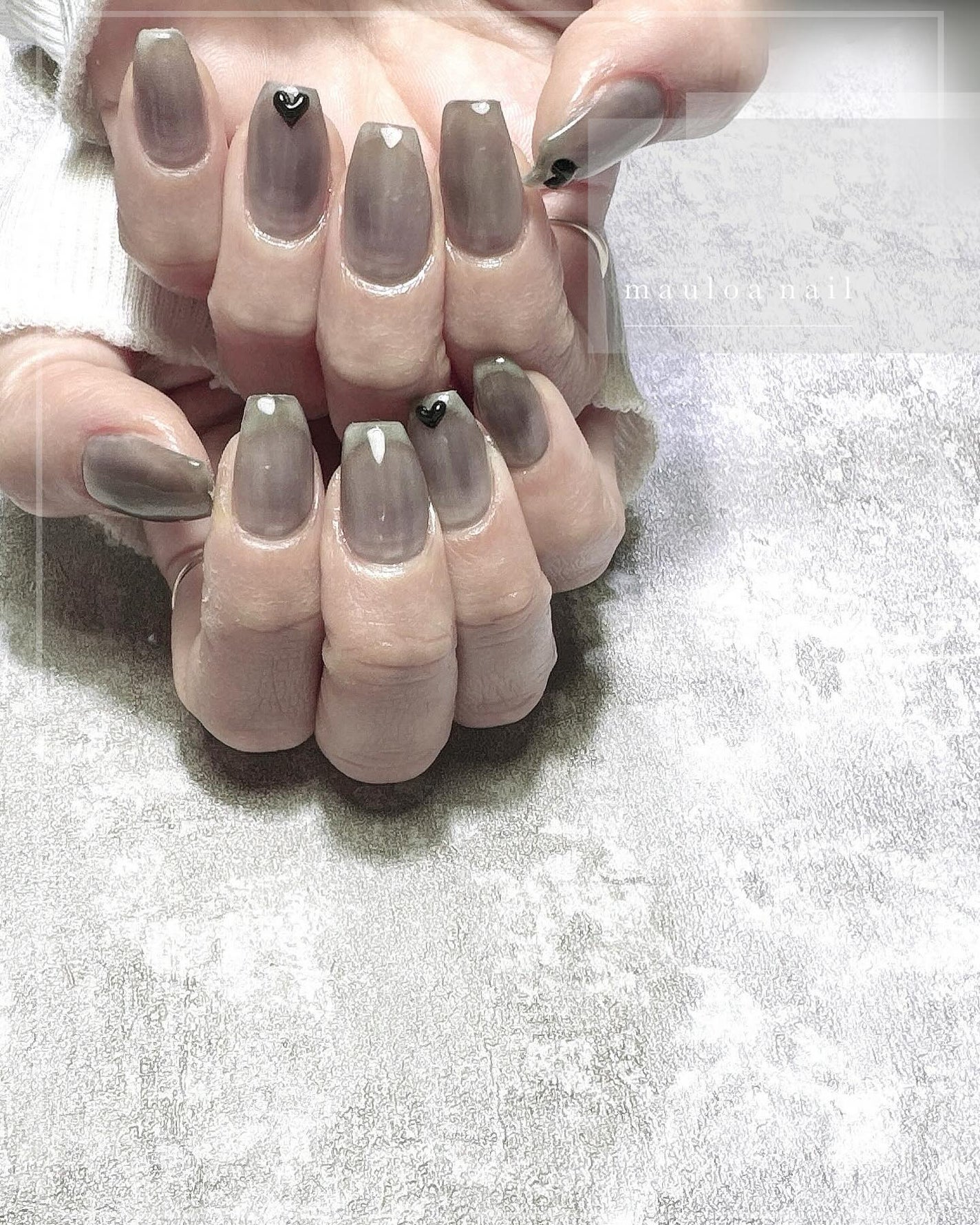 mauloa_nail on LIPS 「・ハートネイル🫰いつもありがとうございます💗・・・・・・#ワン..」(1枚目)