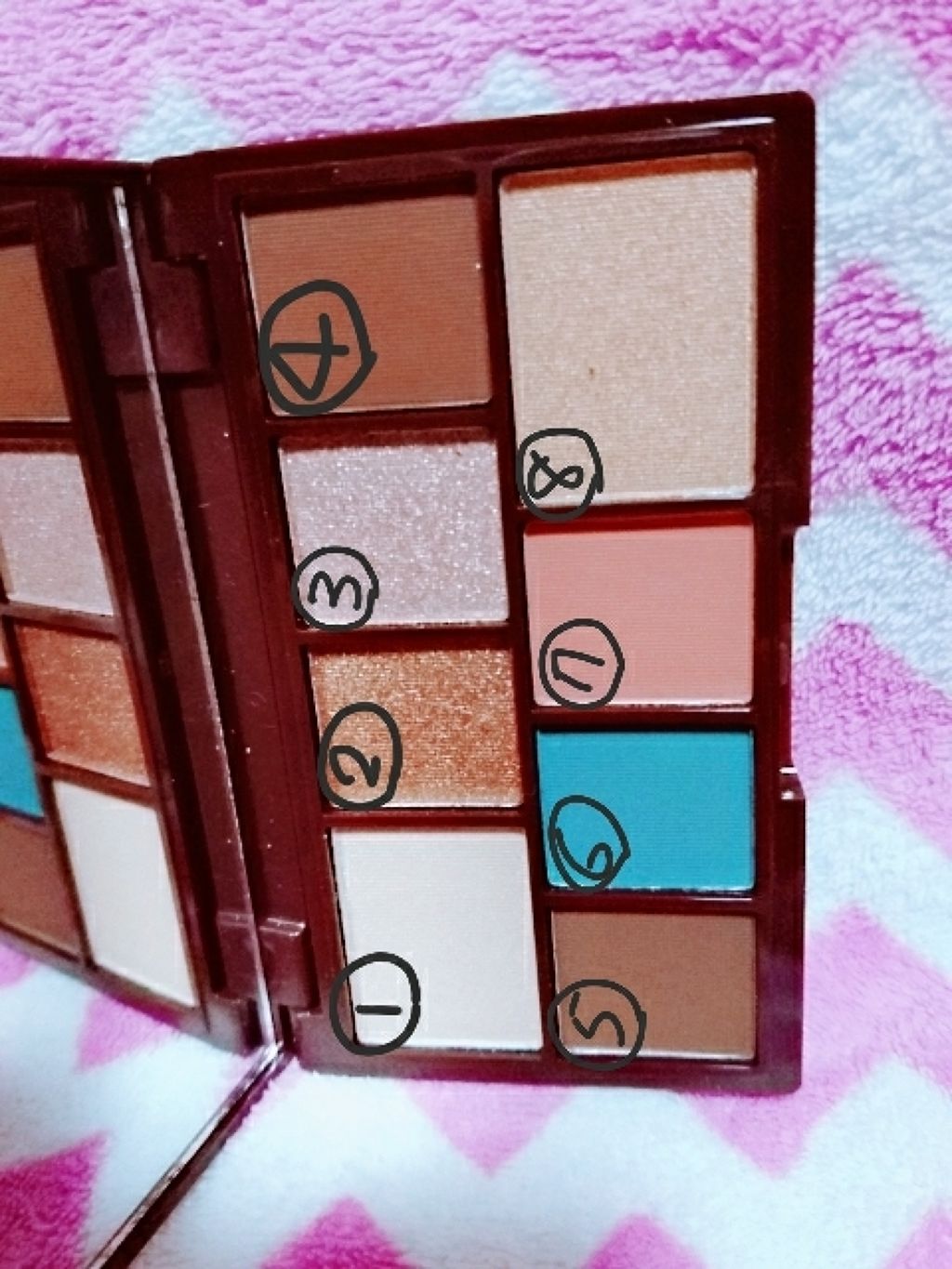 ミニチョコレートアイシャドウパレット/MAKEUP REVOLUTION/アイシャドウパレットを使ったクチコミ(3枚目)