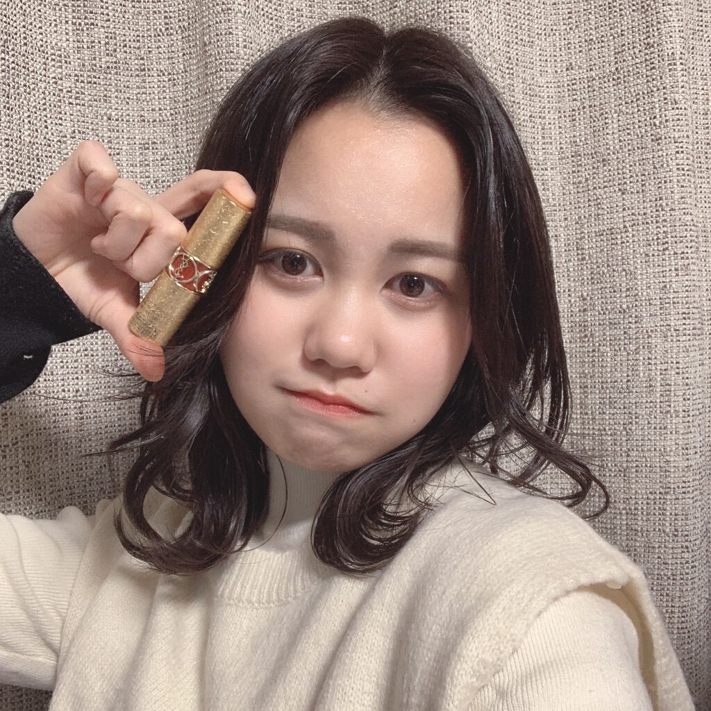 ルージュ ヴォリュプテ シャイン/YVES SAINT LAURENT BEAUTE/口紅を使ったクチコミ（1枚目）