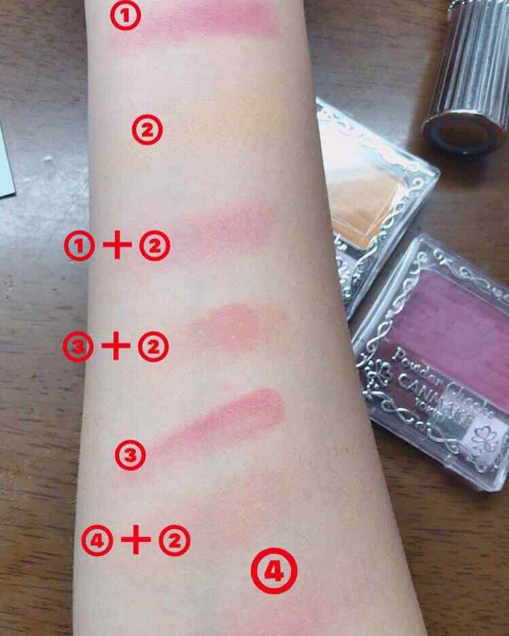 リシェ リップ&チーク クリーム/Visée/ジェル・クリームチークを使ったクチコミ(2枚目)