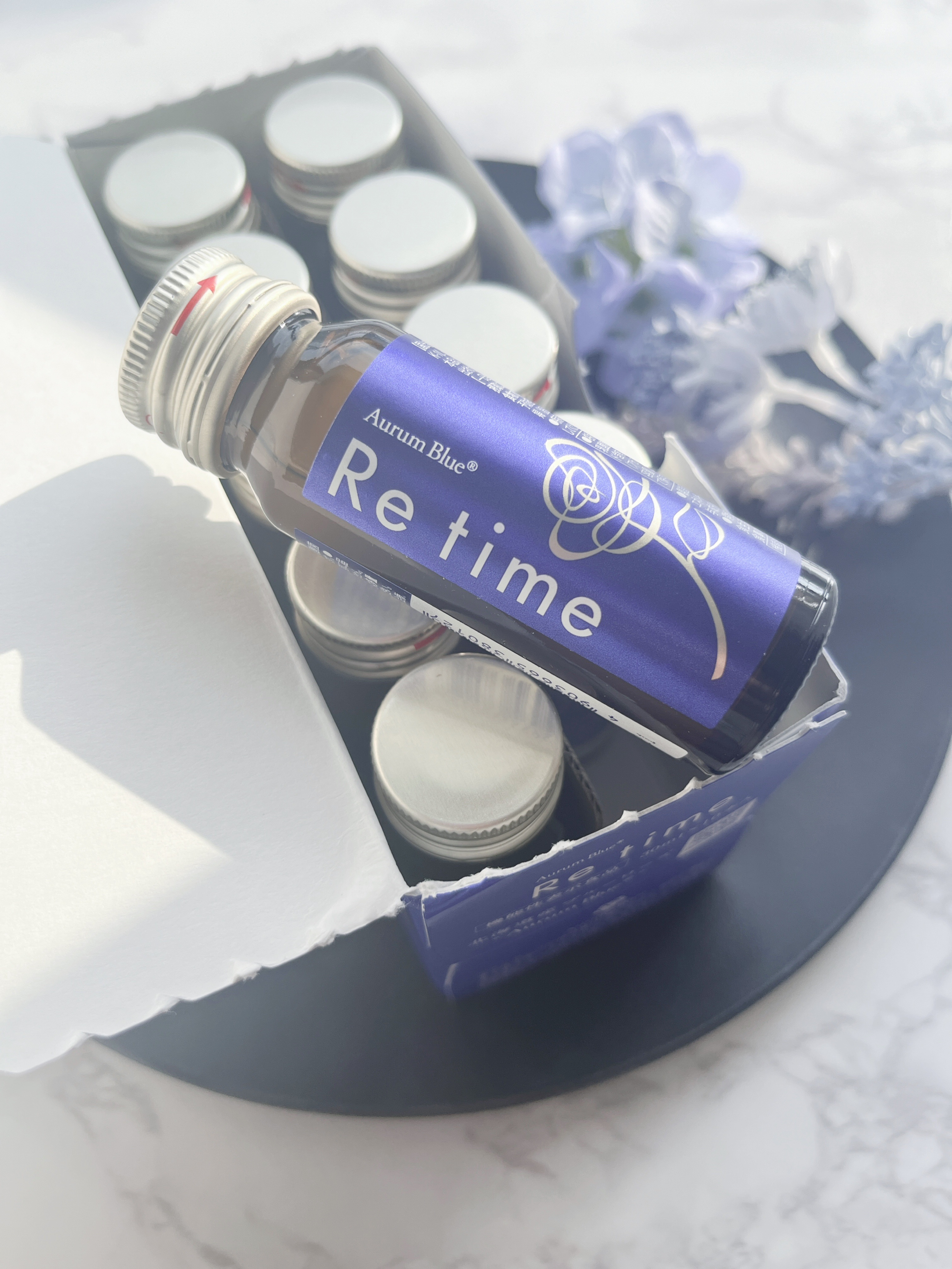 Re time ブルーローズドリンク/オーラムブルー/美容ドリンクを使ったクチコミ（2枚目）