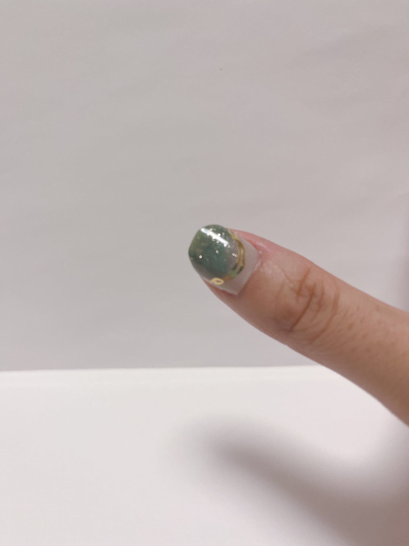 セミキュアジェルネイル(ハンド)/ohora/ネイルシールを使ったクチコミ(3枚目)