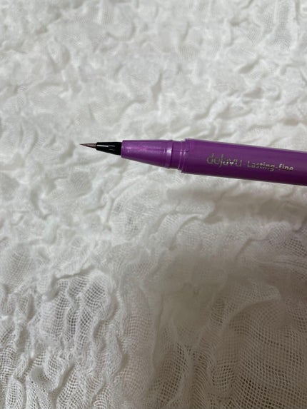 「密着アイライナー」ショート筆リキッド/デジャヴュ/リキッドアイライナーを使ったクチコミ(2枚目)