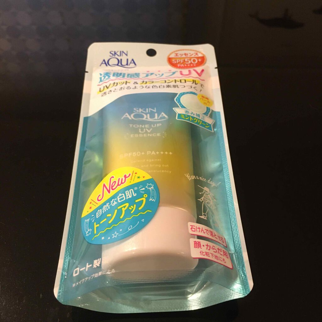 スキンアクア トーンアップUVエッセンス/スキンアクア/日焼け止めクリームを使ったクチコミ（1枚目）