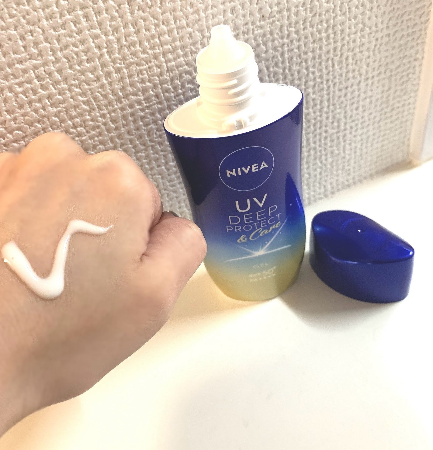 ニベアUV ディープ プロテクト&ケア ジェル/ニベア/日焼け止めジェルを使ったクチコミ(2枚目)