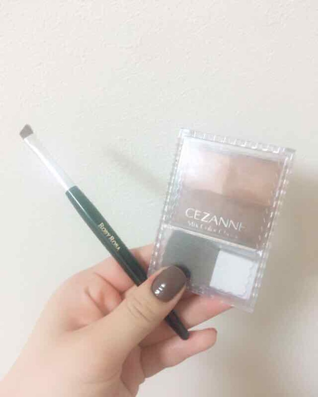 ロージーローザ 熊野筆 眉用のクチコミ「もうもう毎日本当にお世話になっております....

🌟セザンヌミックスカラーチーク シェーディ.....」（1枚目）