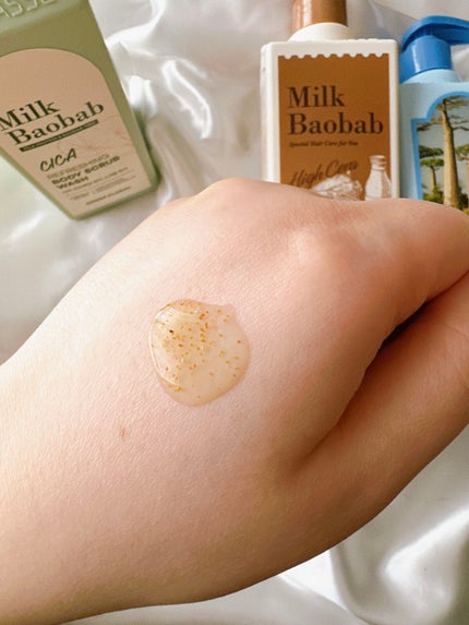 ミルクバオバブ パフュームボディウォッシュ ホワイトムスク/ミルクバオバブ/ボディソープを使ったクチコミ(6枚目)