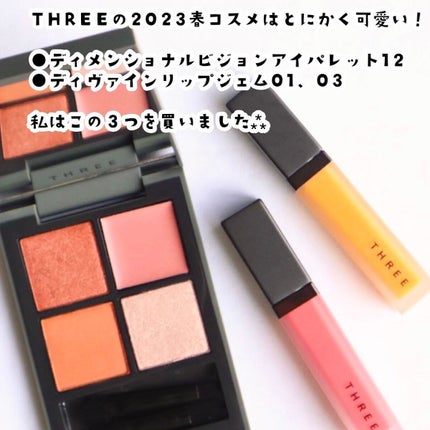 ディメンショナルビジョンアイパレット/THREE/アイシャドウパレットを使ったクチコミ(6枚目)