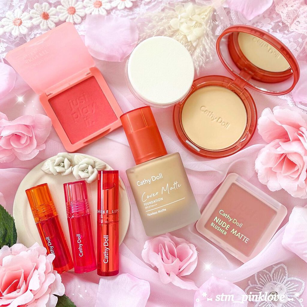 スキンフィットジェリーブラッシャー /CathyDoll/ジェル・クリームチークを使ったクチコミ(1枚目)