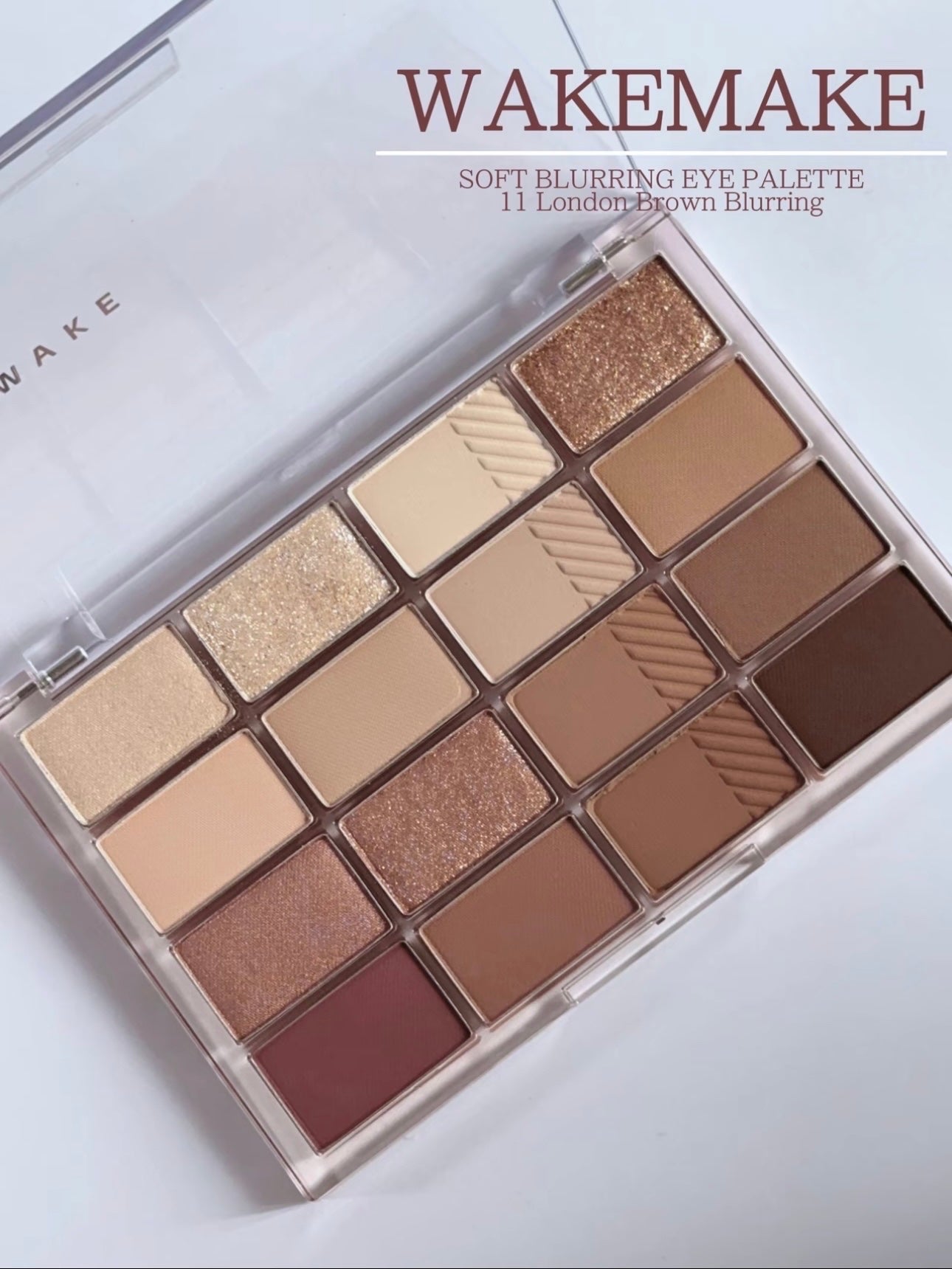 ソフトブラーリングアイパレット/wakemake/アイシャドウパレットを使ったクチコミ(4枚目)