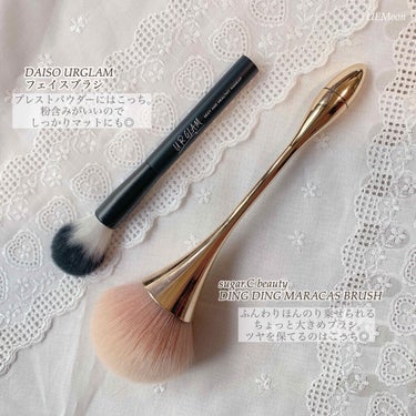 UR GLAM　FACE BRUSH/U R GLAM/メイクブラシを使ったクチコミ（3枚目）