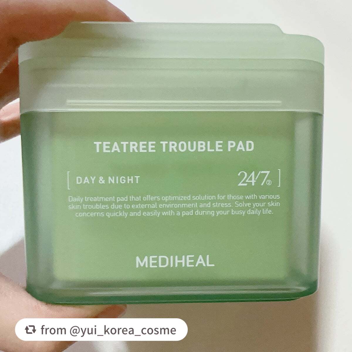 ティーツリー トラブルパッド/MEDIHEAL/トナーパッドを使ったクチコミ(2枚目)