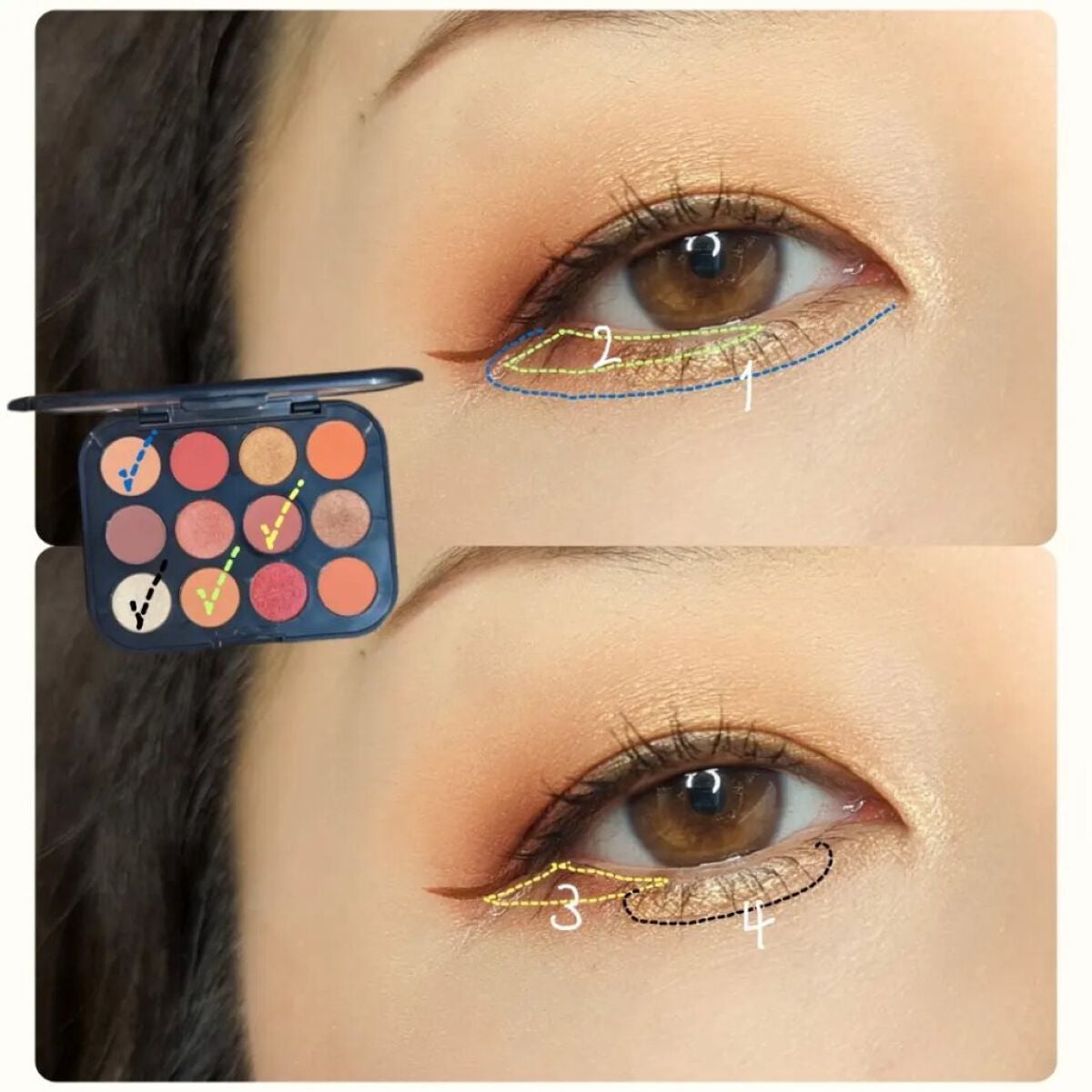 コネクト イン カラー アイシャドウ パレット × 12/M・A・C/アイシャドウパレットを使ったクチコミ(5枚目)