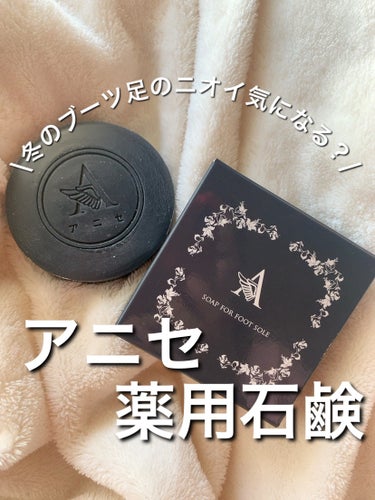 冬のブーツの足のニオイ気になりません？
私は毎年気になって、スプレーとかかったりしていますが、こんなものを発見💡

アニセの薬用石鹸

足のニオイの原因物質を強力洗浄する医薬部外品のデオドラント石鹸です