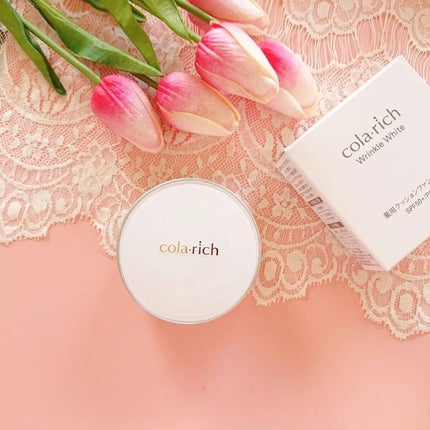 リンクルホワイトクッションファンデーション/コラリッチ/クッションファンデーションを使ったクチコミ(1枚目)