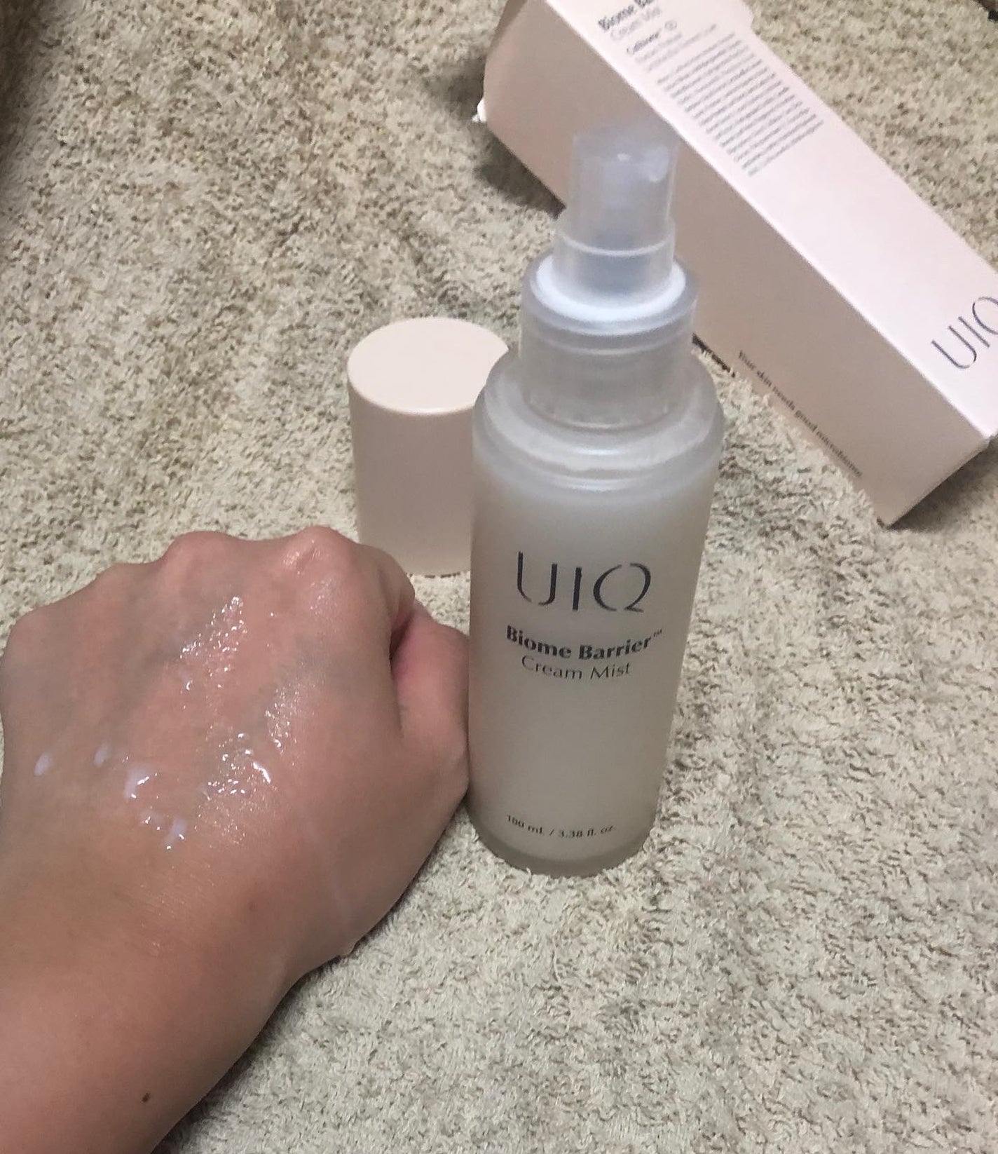バイオームバリア クリームミスト/UIQ/ミスト状化粧水を使ったクチコミ(3枚目)