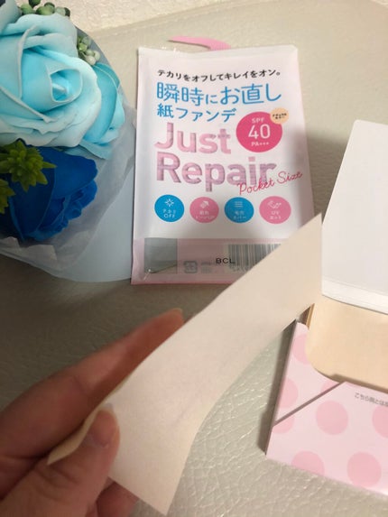 お直し紙ファンデ/クリアラスト/プレストパウダーを使ったクチコミ(4枚目)