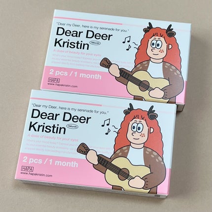 Dear Deer Kristen 1month/Hapa kristin/ワンデー(1DAY)カラコンを使ったクチコミ(10枚目)