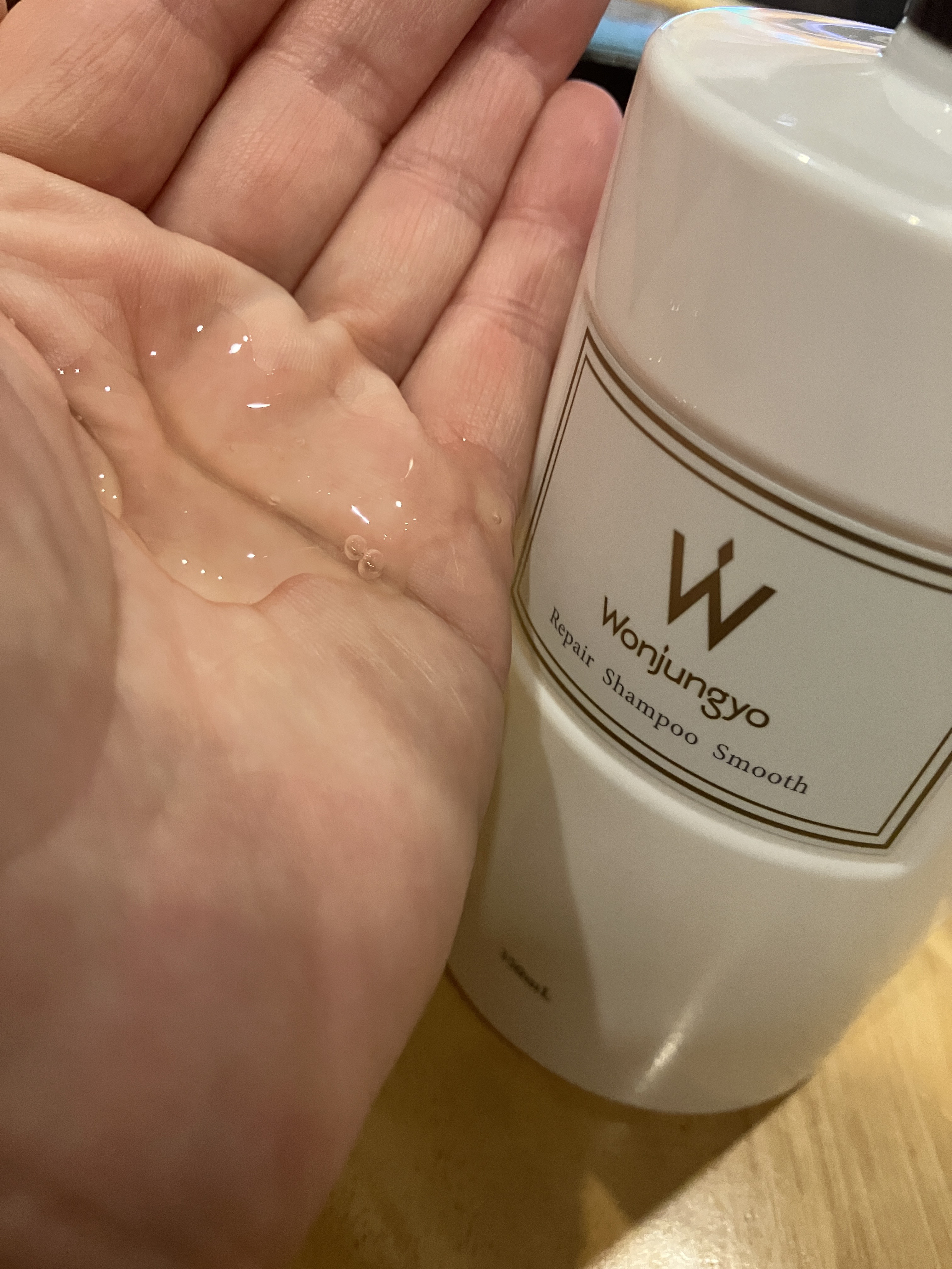 ウォンジョンヨ リペアシャンプー スムース／リペアトリートメント スムース リペアシャンプー スムース/Wonjungyo/市販シャンプーを使ったクチコミ（2枚目）