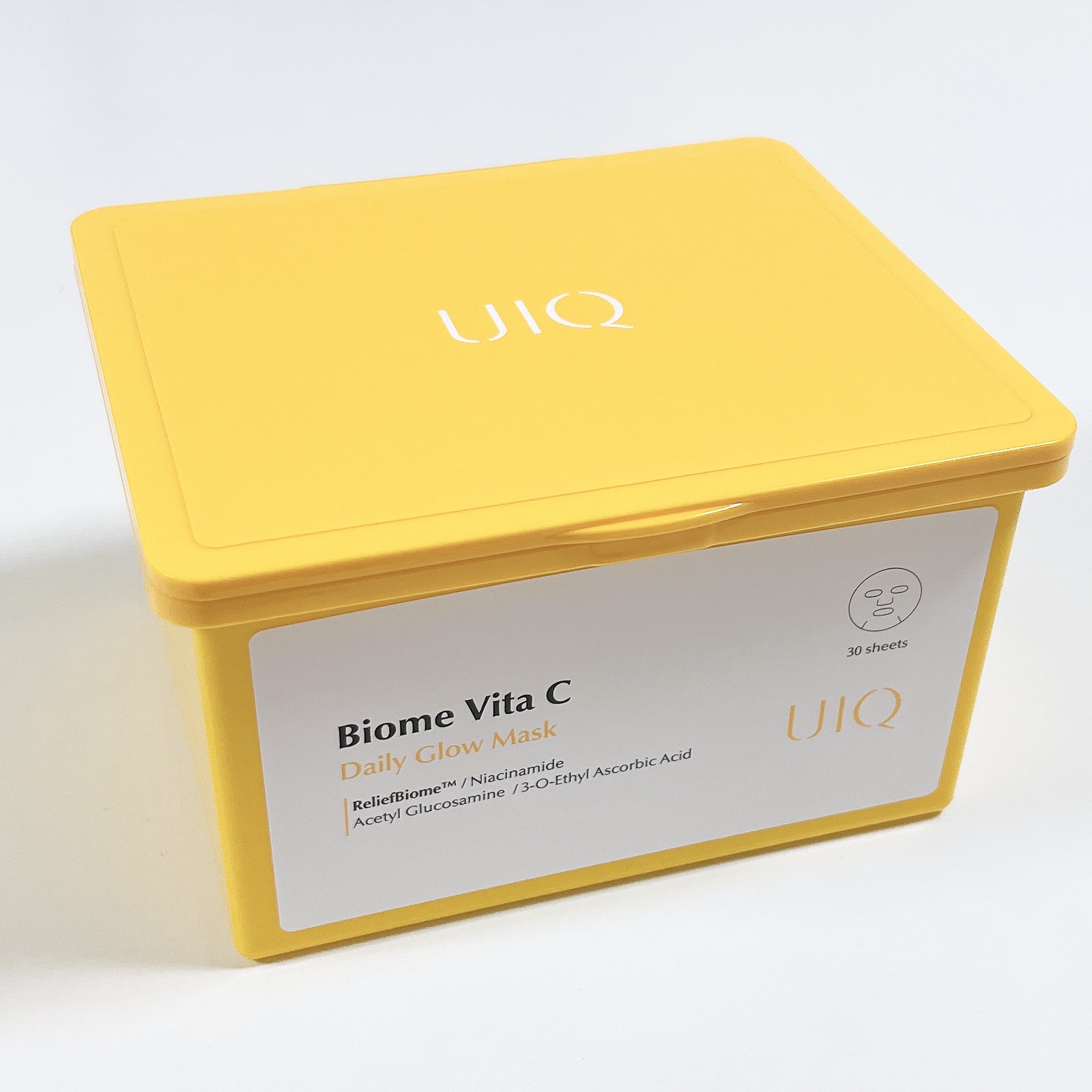 バイオームビタCグローデイリーシートマスク/UIQ/シートマスク・パックを使ったクチコミ（2枚目）