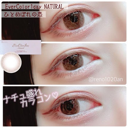 エバーカラーワンデー ナチュラル/エバーカラー/ワンデー(1DAY)カラコンを使ったクチコミ(1枚目)