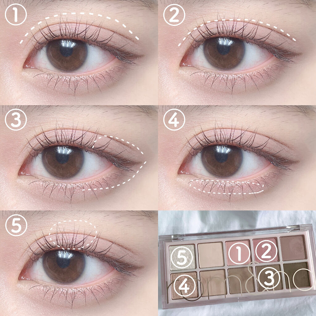 ベターザンパレット/rom&nd/アイシャドウパレットを使ったクチコミ（2枚目）