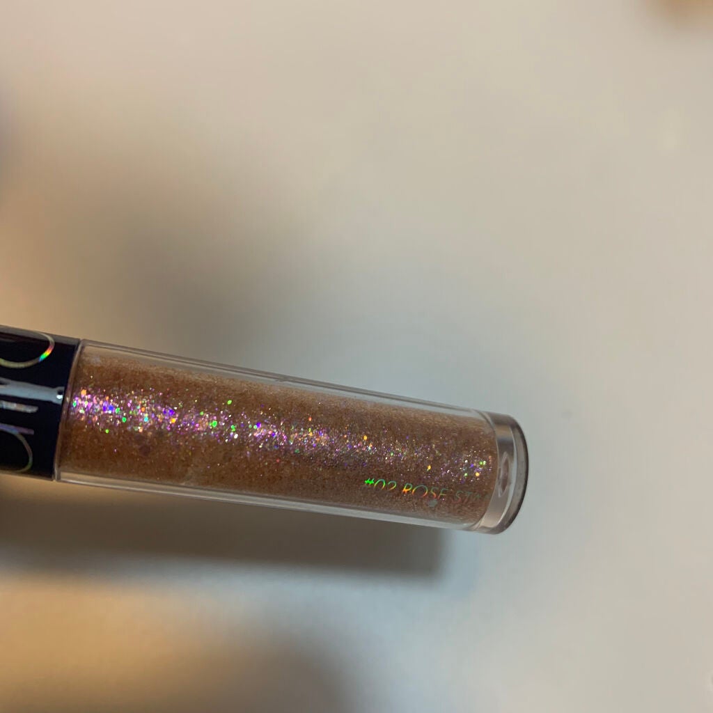 リキッド グリッター シャドウ/rom&nd/グリッターを使ったクチコミ(2枚目)