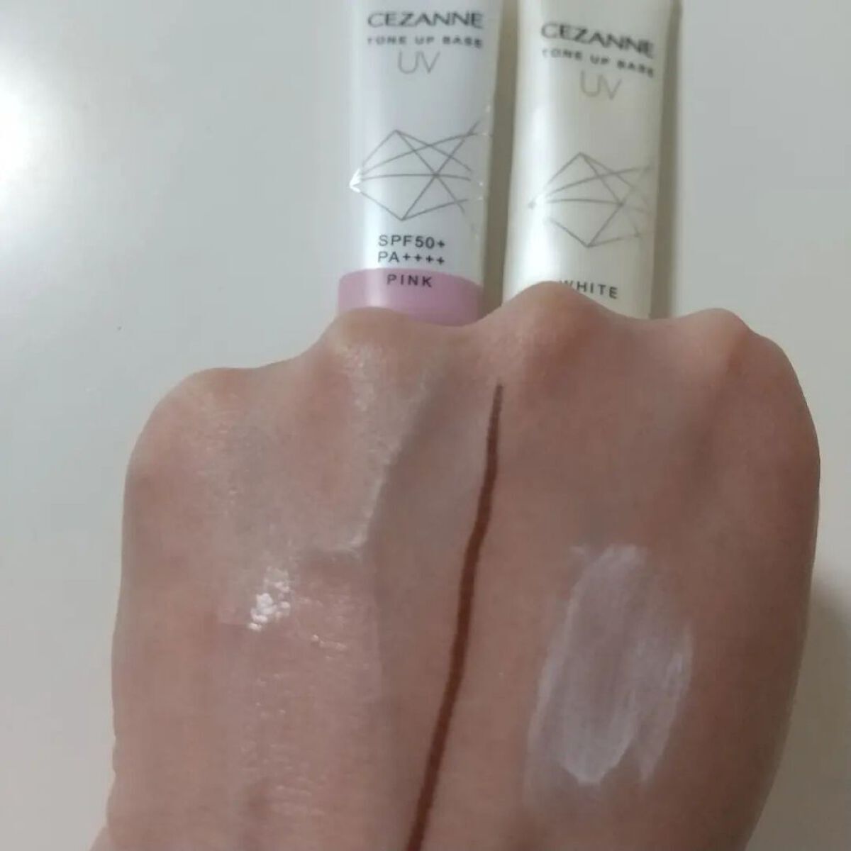 UVトーンアップベース/CEZANNE/化粧下地を使ったクチコミ（3枚目）