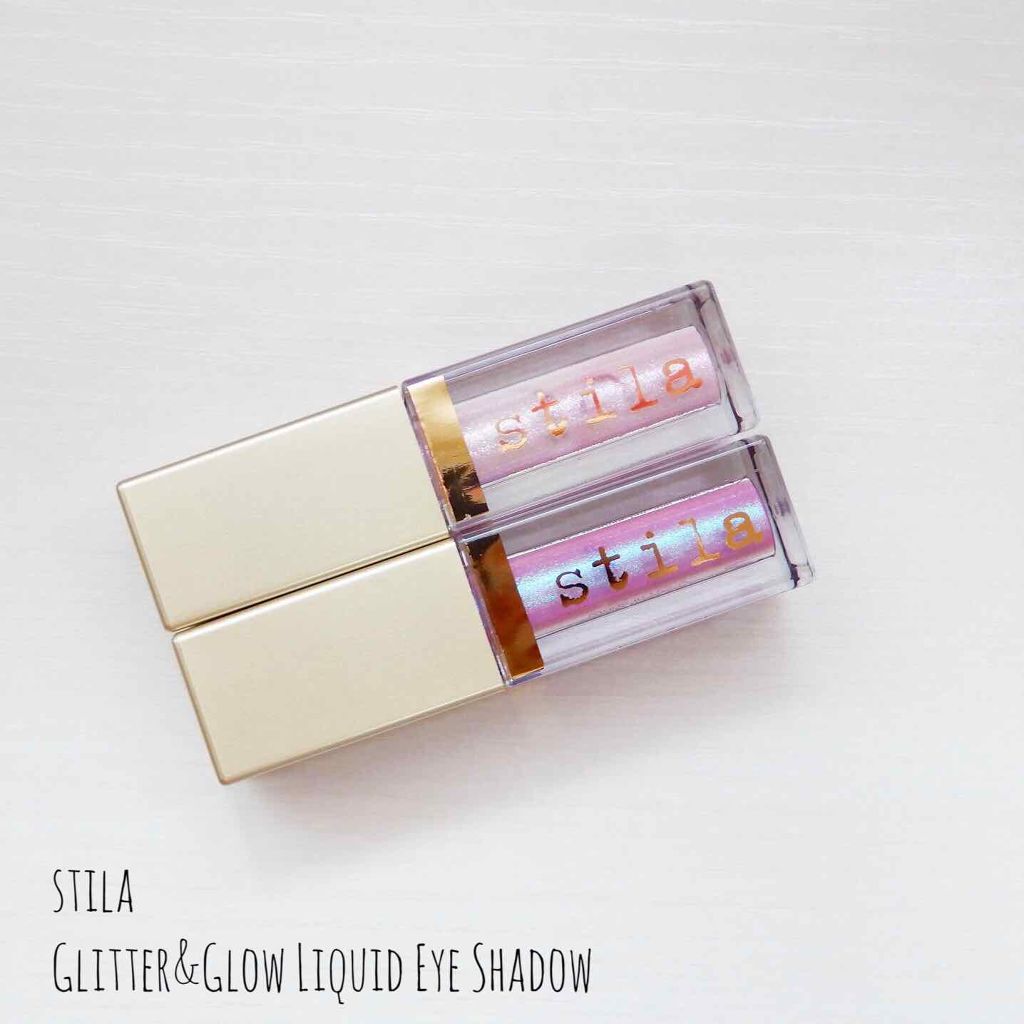 グリッター&グロウ リキッドアイシャドウ/stila/グリッターを使ったクチコミ（1枚目）
