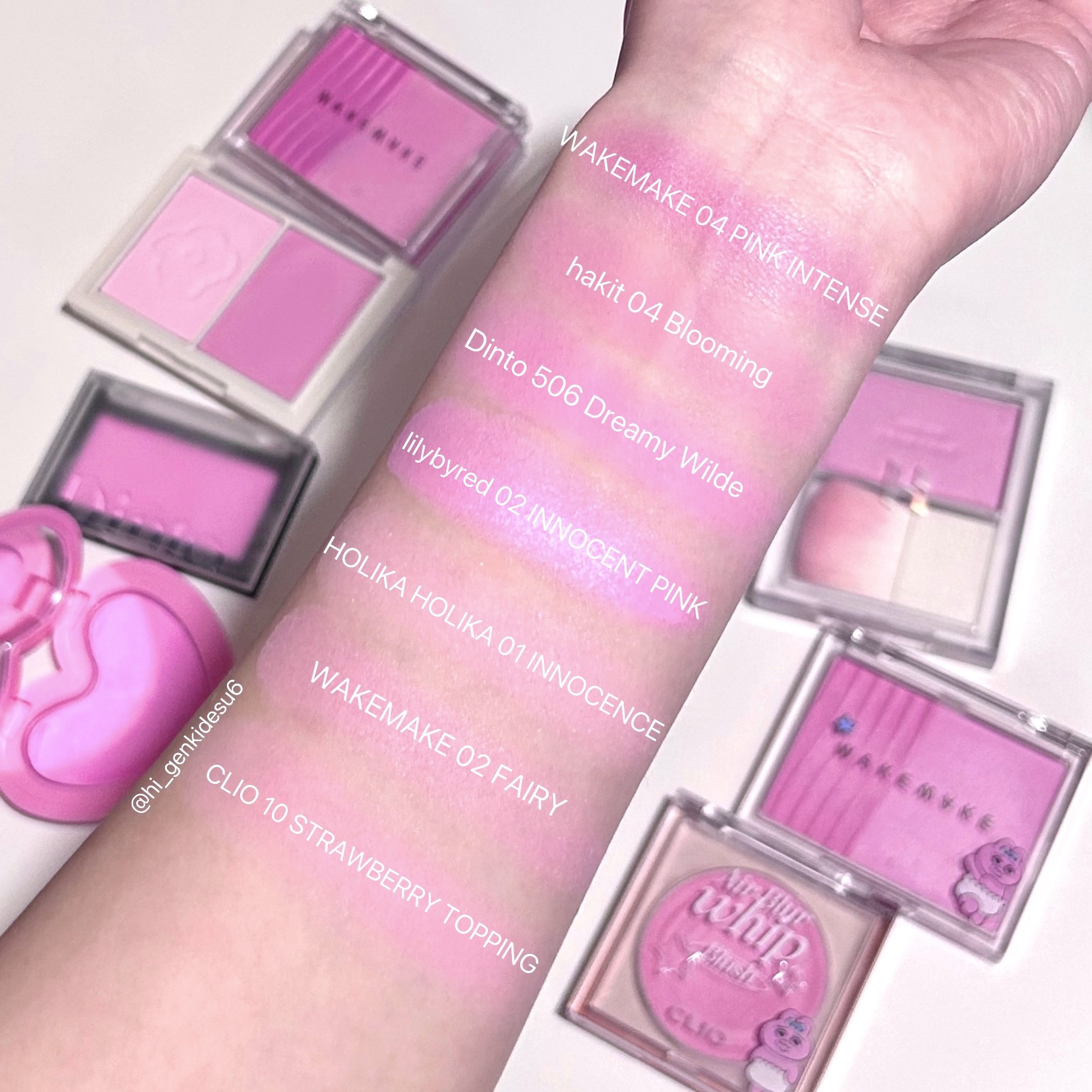 シアーレイヤリングデュアルブラッシャー 2. フェアリー/wakemake/パウダーチークを使ったクチコミ（3枚目）