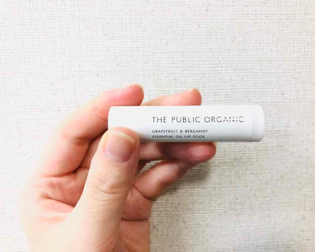 オーガニック認証 精油リップスティック スーパーポジティブ ライズ/THE PUBLIC ORGANIC/リップクリームを使ったクチコミ（1枚目）