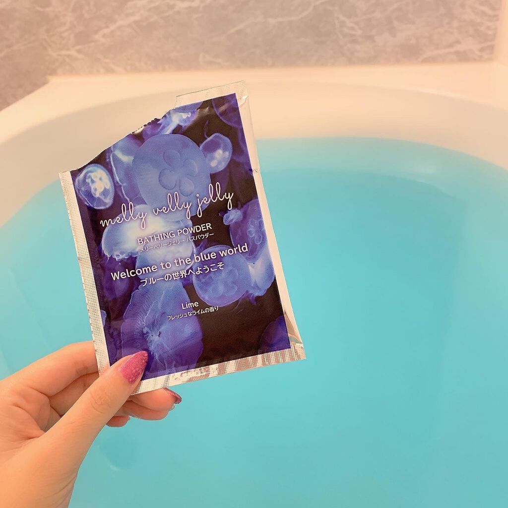 ミズクラゲの入浴剤/melly velly jelly/入浴剤を使ったクチコミ（2枚目）